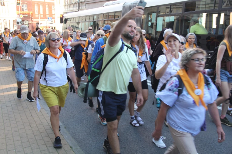 80. Pielgrzymka Rybnicka - wymarsz z Rybnika