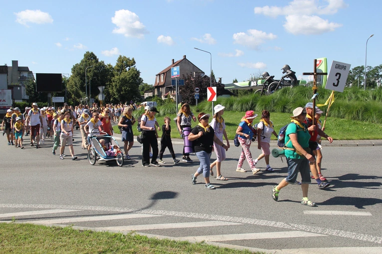 80. Pielgrzymka Rybnicka - wymarsz z Rybnika