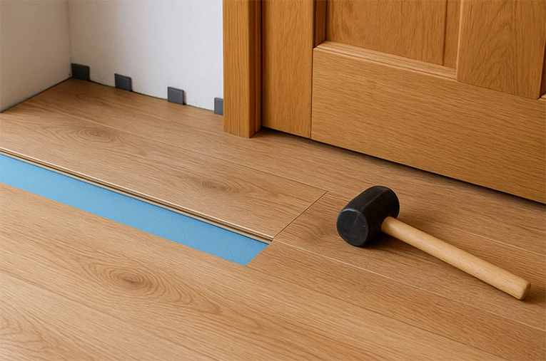 Profesjonalny montaż paneli podłogowych i drzwi z ościeżnicą