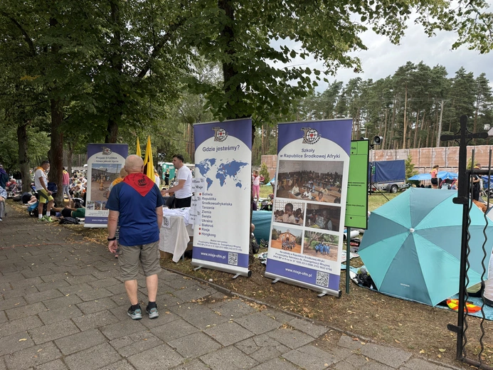 80. Pielgrzymka Rybnicka - postój w Miotku