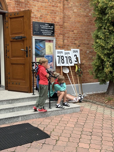 80. Pielgrzymka Rybnicka - postój w Miotku