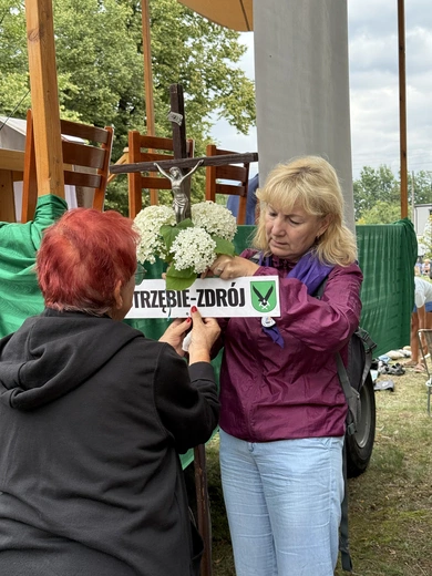 80. Pielgrzymka Rybnicka - postój w Miotku