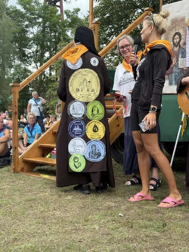 80. Pielgrzymka Rybnicka - postój w Miotku