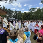 80. Pielgrzymka Rybnicka - postój w Miotku