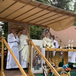 80. Pielgrzymka Rybnicka - postój w Miotku