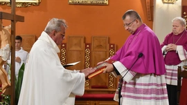 Obrzęd wprowadzenia proboszcza do zielonogórskiej konkatedry