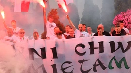 W sochaczewie o powstańcach pamiętali kibice.