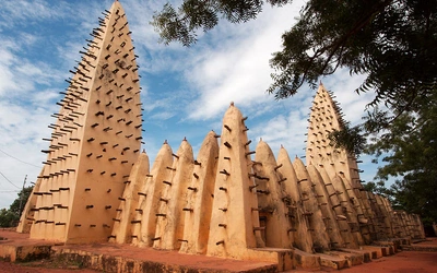Meczet w jednym z miast Burkina Faso