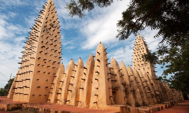 Meczet w jednym z miast Burkina Faso