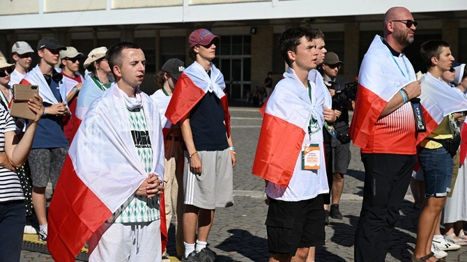 Uczestnicy Jubileuszu Młodych