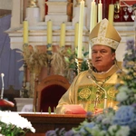 Popowo Kościelne. Poświęcenie cegły z Dzrwi Świętych bazyliki św. Piotra w Watykanie