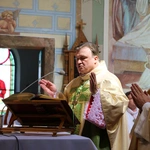 Popowo Kościelne. Poświęcenie cegły z Dzrwi Świętych bazyliki św. Piotra w Watykanie