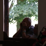 Popowo Kościelne. Poświęcenie cegły z Dzrwi Świętych bazyliki św. Piotra w Watykanie