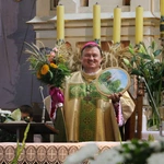 Popowo Kościelne. Poświęcenie cegły z Dzrwi Świętych bazyliki św. Piotra w Watykanie