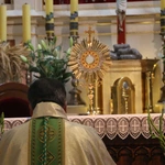 Popowo Kościelne. Poświęcenie cegły z Dzrwi Świętych bazyliki św. Piotra w Watykanie