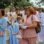 Popowo Kościelne. Poświęcenie cegły z Dzrwi Świętych bazyliki św. Piotra w Watykanie