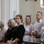 Popowo Kościelne. Poświęcenie cegły z Dzrwi Świętych bazyliki św. Piotra w Watykanie