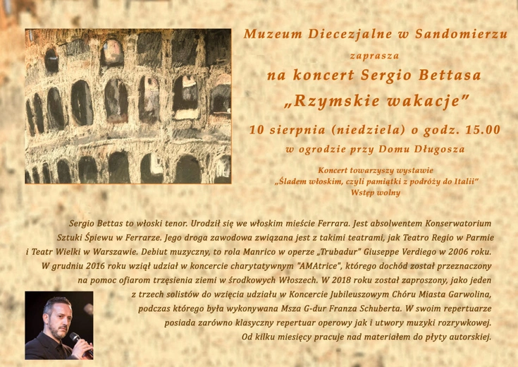 "Rzymskie wakacje" w ogrodzie Domu Długosza