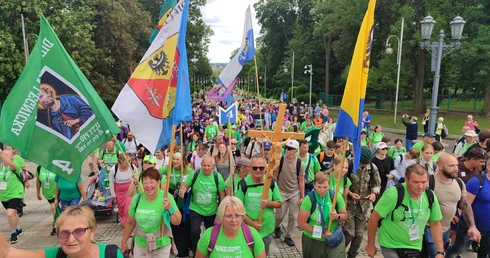 Weszli na Jasną Górę