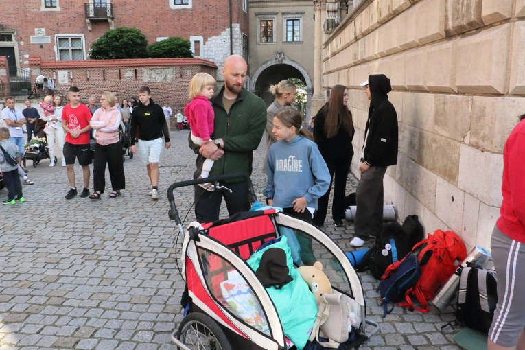 Wyjście 45. Pieszej Pielgrzymki Krakowskiej