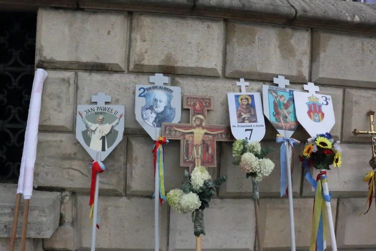 Wyjście 45. Pieszej Pielgrzymki Krakowskiej