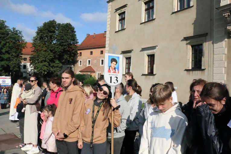 Wyjście 45. Pieszej Pielgrzymki Krakowskiej