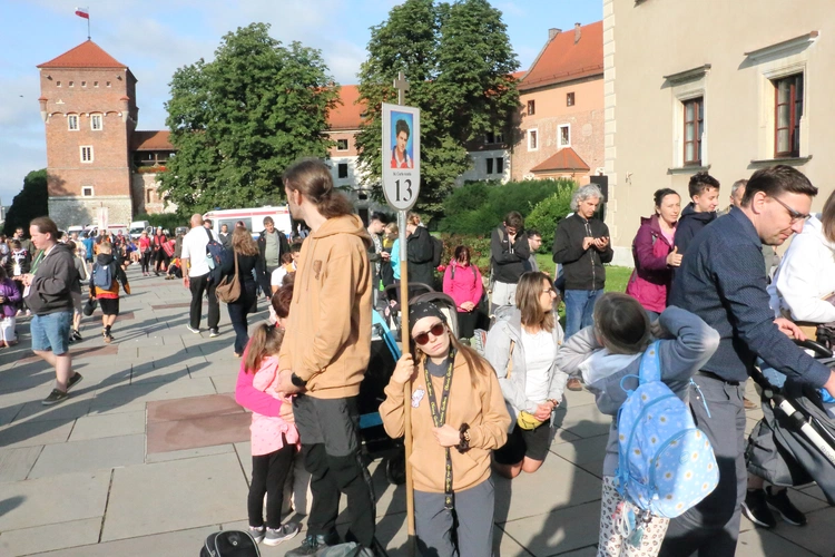Wyjście 45. Pieszej Pielgrzymki Krakowskiej