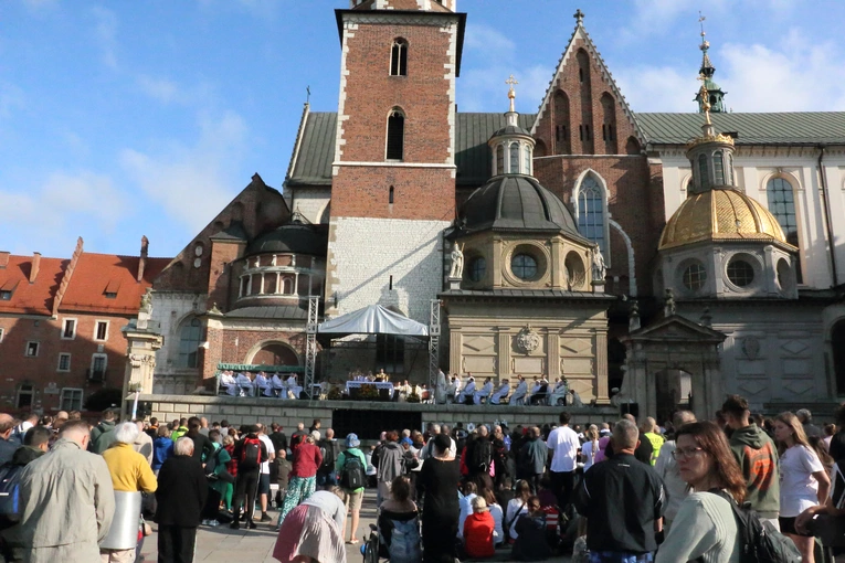 Wyjście 45. Pieszej Pielgrzymki Krakowskiej