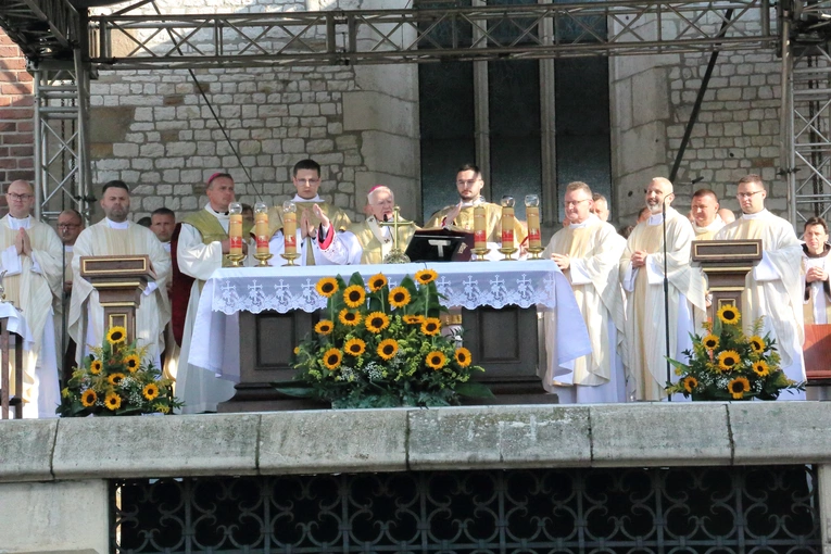Wyjście 45. Pieszej Pielgrzymki Krakowskiej