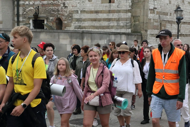 Wyjście 45. Pieszej Pielgrzymki Krakowskiej