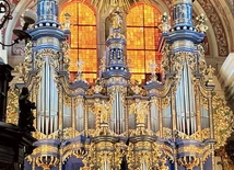 Organy budowano w latach 1719–1721, a ich twórcą był Jan Josue Mosengel, organmistrz z Królewca.