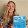 Wiktoria Urbańczyk zachęca  do wzięcia udziału w studium.