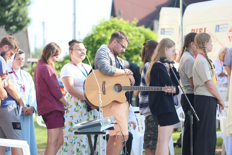 Msza św. w Szczucinie