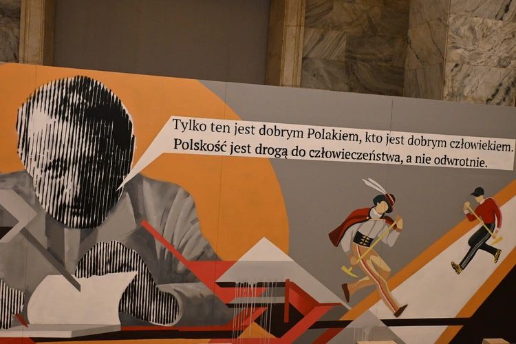 Tischner w centrum Warszawy