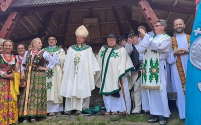 Turbacz. Msza św. Ludzi Gór pod przewodnictwem kard. Rysia