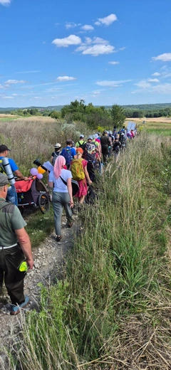 Pielgrzymka... nadal idzie! Wyszli z Jasnej Góry w stronę Krakowa