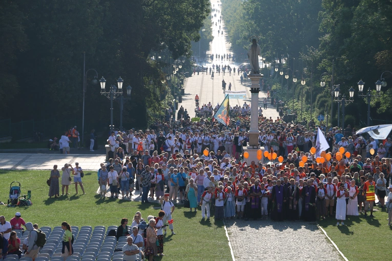 Pielgrzymka 2025. Wejście na Jasną Górę