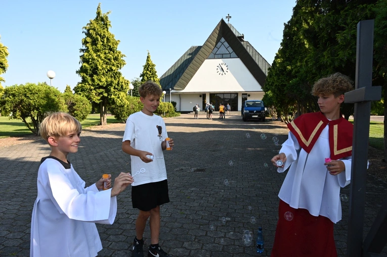 Ciasna wita pielgrzymów