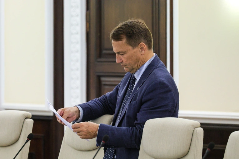 Szef polskiego MSZ, Radosław Sikorski