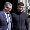 Wołodymy Zełenski i premier Wielkiej Brytanii, Keir Starmer