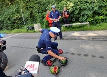 Śląskie. Policja i pogotowie apelują o jazdę w kasku na hulajnodze elektrycznej