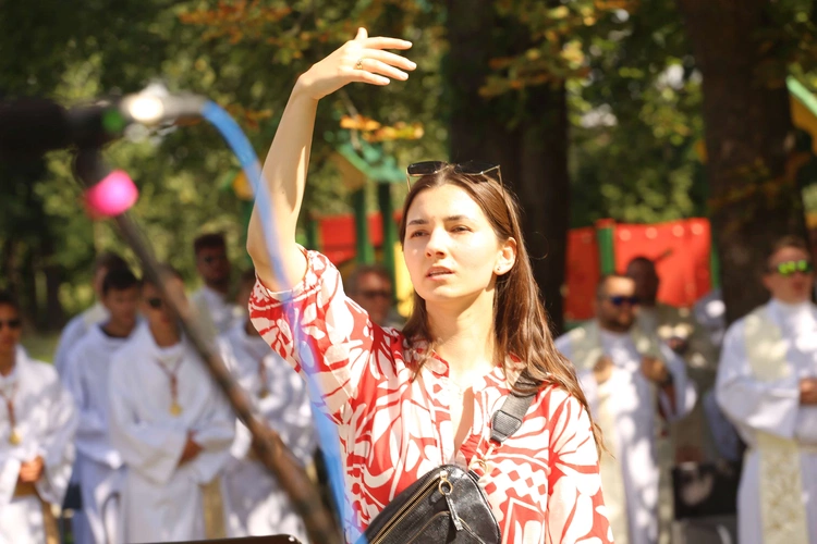 Msza św. w Proszowicach