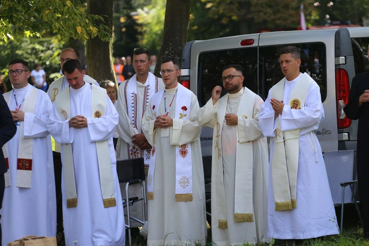 Msza św. w Proszowicach