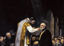 „Ostatnia Komunia św. Józefa Kalasancjusza” na płótnie z XIX wieku