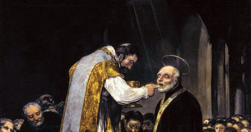 „Ostatnia Komunia św. Józefa Kalasancjusza” na płótnie z XIX wieku