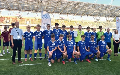 Mecz był cennym doświadczeniem i wielkim przeżyciem dla młodych zawodników.