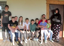 Kaczorowscy w pełnym składzie. 