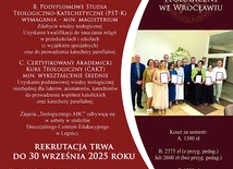W Legnicy nadal można uzyskać wykształcenie teologiczne.