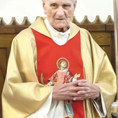 Ks. Józef Korzeń  w Cerekwi pracował  przez 54 lata.