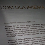 Dom dla Imienia - nowa wystawa w Tyńcu